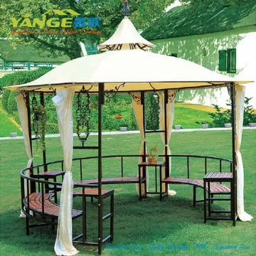 Used Round Metal Garden Gazebo for Sale