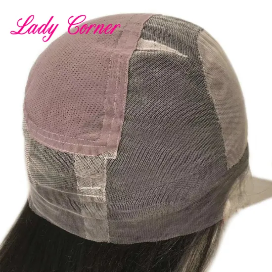 Wholesale unprocessed Malaysian hair full silk capp  lace wig