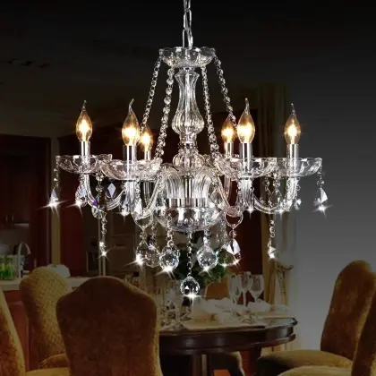 Luxurious Crystal Chandelier - Modern European Murano Glass Pendant Light for Hotel Wedding Decor