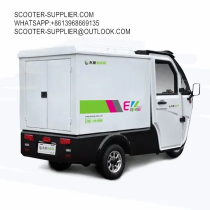 Electric Car City Logistics Vehicle