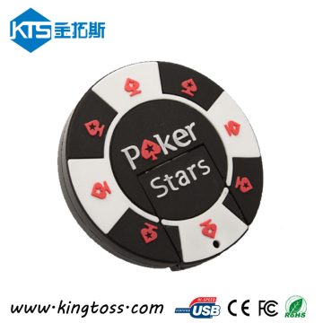 Popular Gift Custom Poker Chip USB Flash Drive