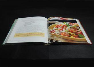 Colorful Custom Cook Book Printing Service Matte Lamination