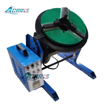 Stainless Steel Pipe Welding Turntable - 300kg Vertical Rotating Positioner