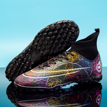 Factory Direct Wholesale Black Kids Soccer Scarpe - Scarpe da calcio personalizzate a basso prezzo
