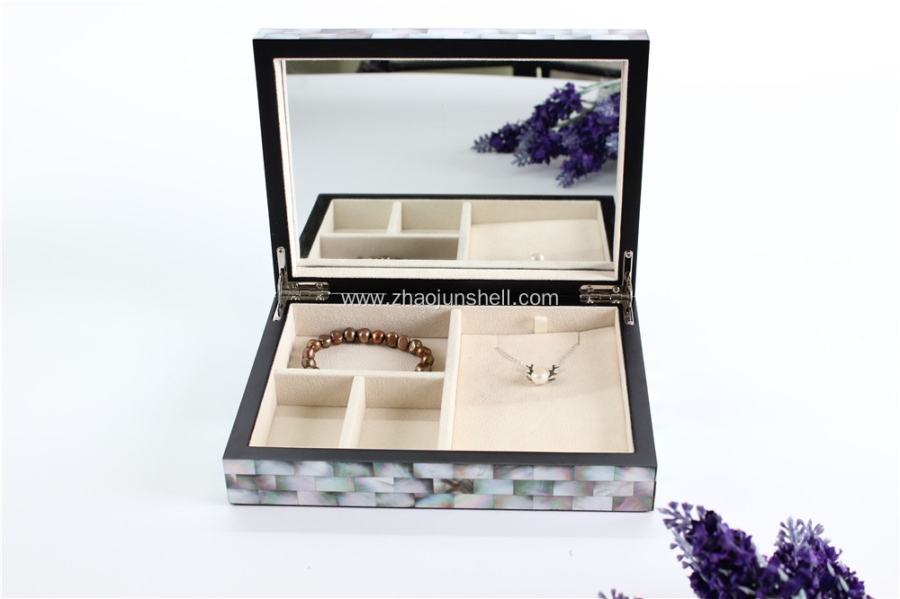 Wholesale Golden Mother of Pearl Handmade Jewelry Box