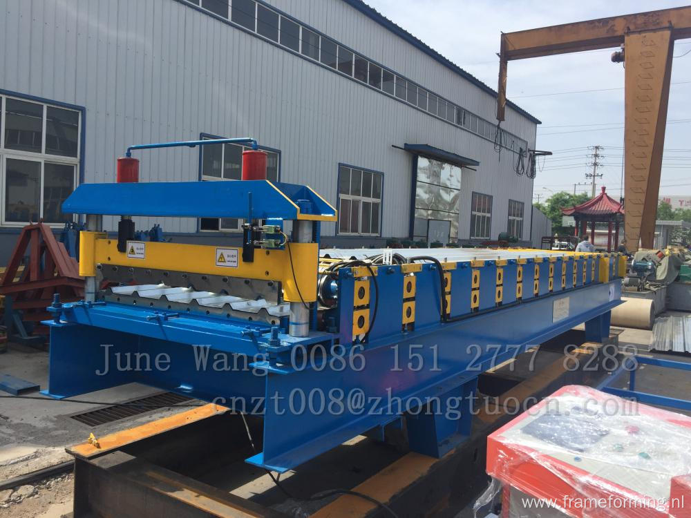 wall roof steel panel roll forming machine