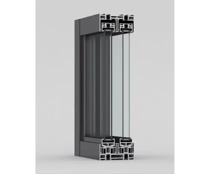 Panoramic narrow sliding door aluminum profile