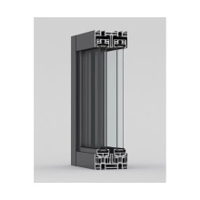 Perfil panorámico de aluminio de puerta corredera estrecha estrecha