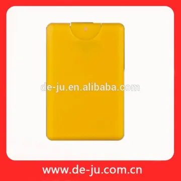 Yellow Plastic Credit Card Plastic Spray Bottles Wholesale