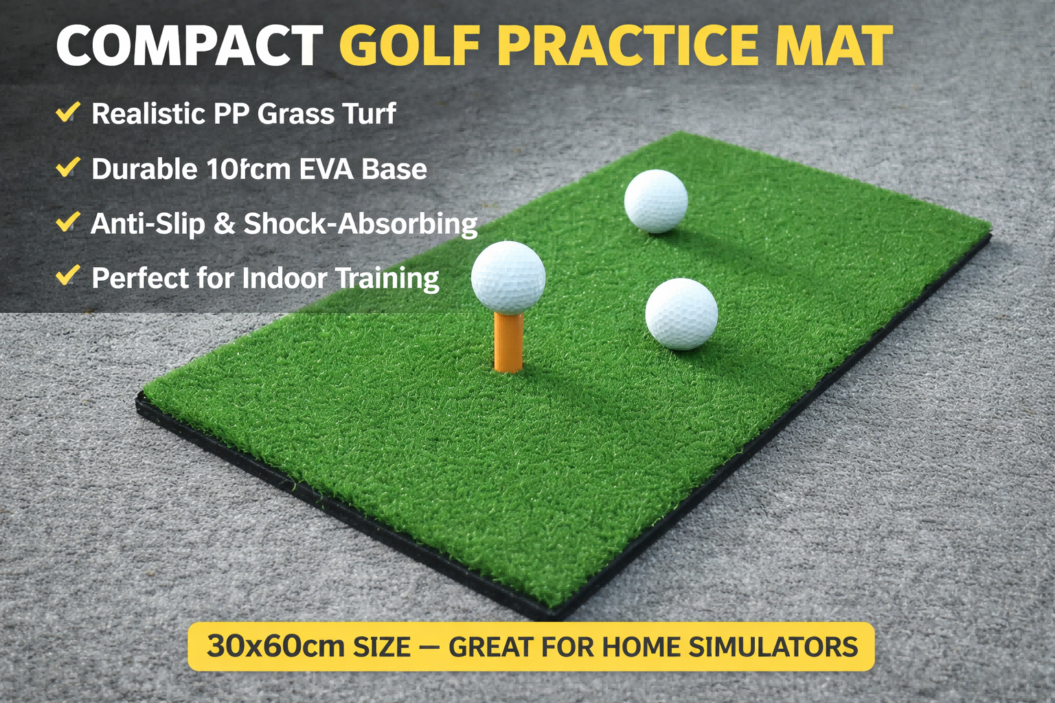 PP golf swing mat 6