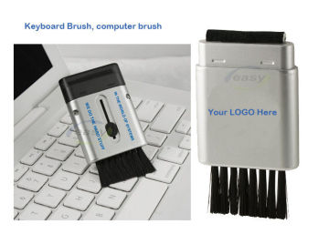 Custom Pp Plastic Keyboard Brush Cleaner, 2 Sides Computer Brush And Screen Cleaner For Giveaway