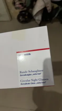 63X10MM Klinger DIN 7080 borosilicate glass