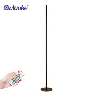 Modern Simple Vertical LED Floor Lamp with 3-Year Warranty (Black/White/Gold)