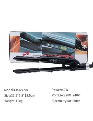 Black Titanium Tourmaline Steam Hair Straightener