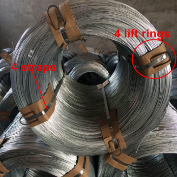 500kg electro galvanized iron wire 3.4mm