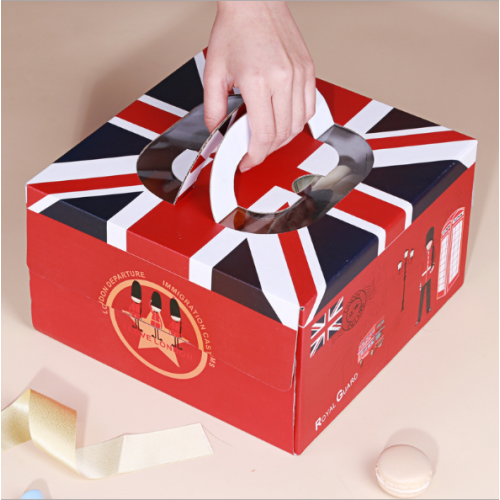 cake box coated paper packaging box