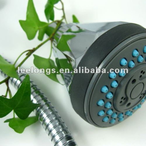 Leelongs Small ABS Overhead Diamond Shower Head