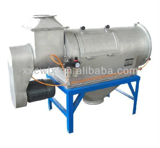 Centrifugal sieving machine for flour/starch