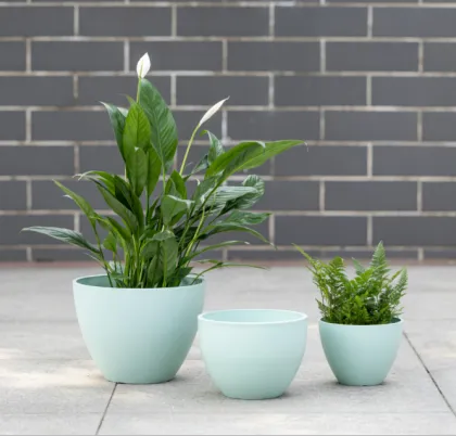 Egg Shaped Round Hanging Flower Pot