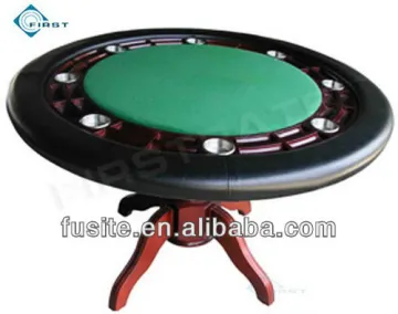 Round Solid Wooden Poker Table