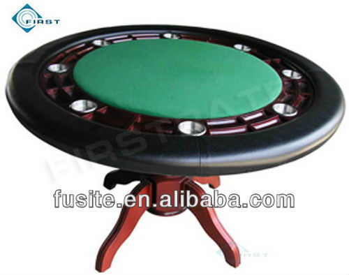 Round Solid Wooden Poker Table