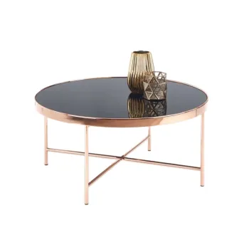 Wholesale Modern Glass Mirrored Gold Coffee Tables for Living Room Furniture