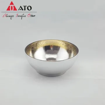 Embossed bowl with Spray Amber inside glass bowl