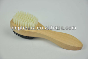 2015 high quality natural double side wooden nail cleaning brush