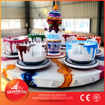Hot selling portable rotating amusement equipment playground tea cup rides for kids and adults