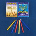 ตลาด Spiral Jewish Chanukah เทียนตลาด Isreal ของสเปน 3.8g