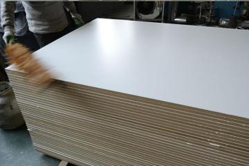 Warna putih melamine papan MDF