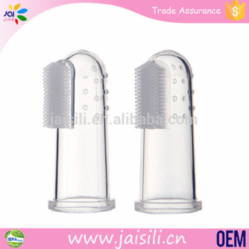 BPA Free For Baby Finger Silicone Rubber Toothbrush Manufacturer