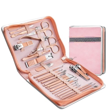 Stainless Steel Nail Clipper Set with Scissors, Trimming Tweezer and Nail Art Tools for Manicure