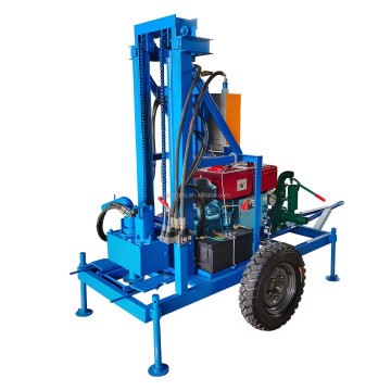 JZ-18 Small Portable DTH Water Well Rig Drilling Machine - 150m Depth for Farm Home