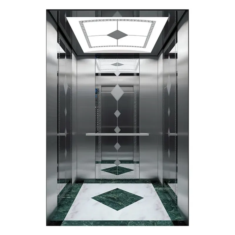 Mirror Stainless Steel Residential Hotel Passenger Elevator