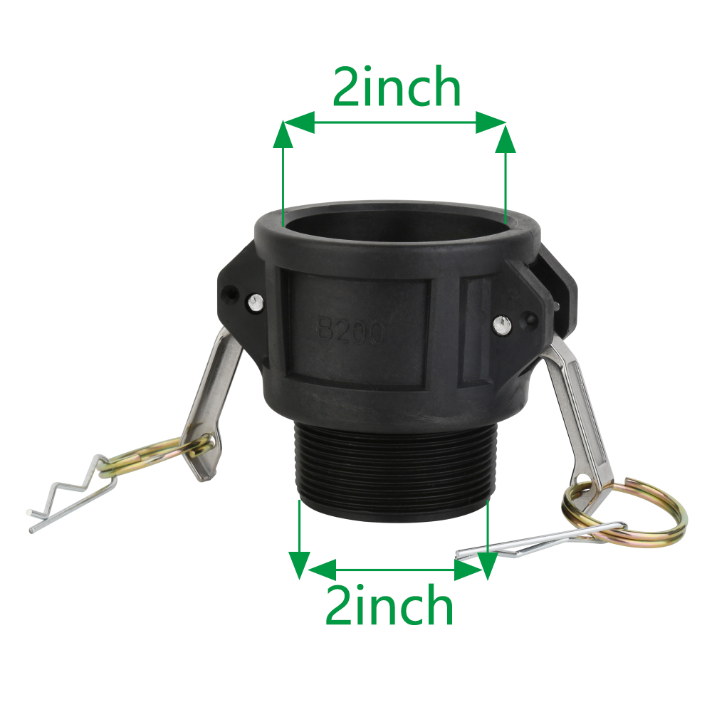 Poly camlock type B 2 inch BSP