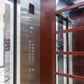 Wood-grain lift Mirror Stainless Steel Passenger Elevator