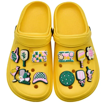 DIY Cartoon Buckle Garden Shoes - New PVC Pickleball Shoes In Stock