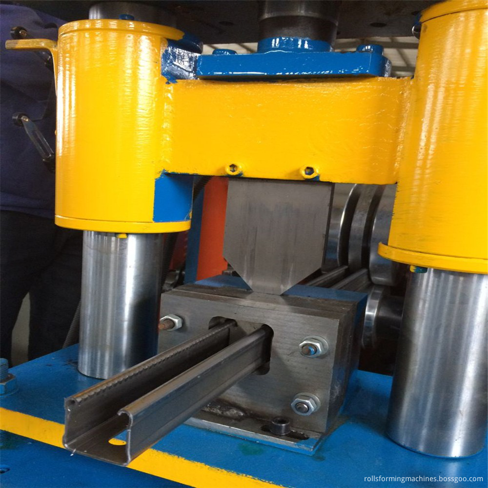 strut channel roll forming machine