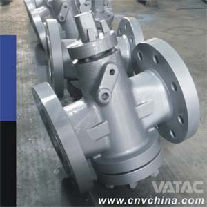 API 6D Cast Steel Inverted Pressure Balance Lubrciated Plug Valve