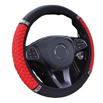 Laser Ventilated Leather Breathable Steering Wheel Cover - Anti-Slip Dymic Sports Tricolor