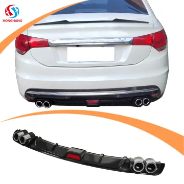 Universal Rear Bumper Diffuser Lip PP Plastic Carbon Fiber for All Cars - Honghang Wholesale Automotive Parts
