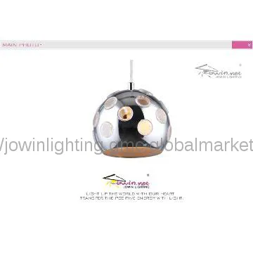 Jowin Lighting Chrome Ball Hanging Lamp