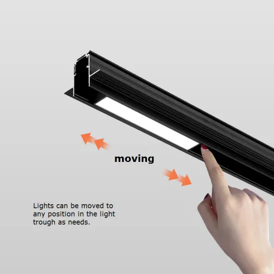 DC48V LED magnetic track lighting