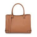 Classic Leather Women Office Business Tote Laptop Handbags