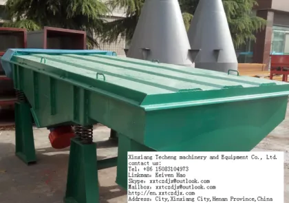 vibrating screener for SAP granules