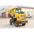 Small articulating front end loader