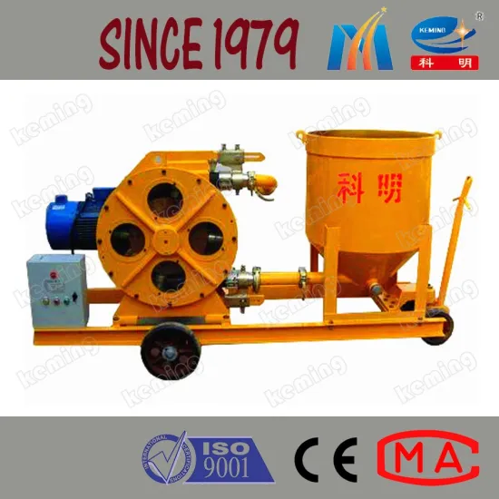 Electric Engine Squeeze Mortar Grout Pump Mortar Mixer and Pump