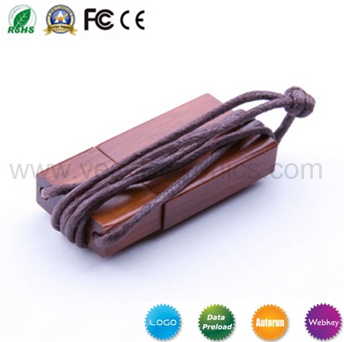 Wood USB Stick Business Gift Custom Pendrive with Engraving Logo Branded Flash Drive