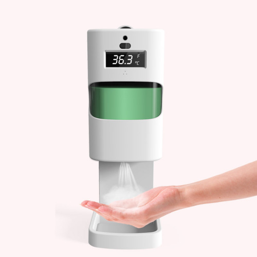Escáner de temperatura para alumnos y alumnos con dispensador de desinfectante